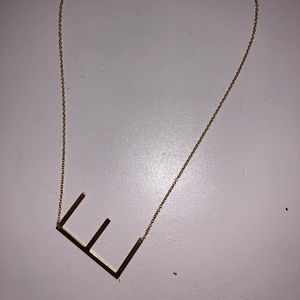Anthropologie Monogram Necklace